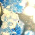 Ägyptischblau, aus einem Ägyptischen Fresco. Abb aus: 
		Artist's Pigments, s. Lexika